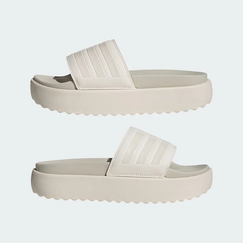 Adidas adilette Platform Chalk White / Chalk White / Orbit Grey (IH8974)