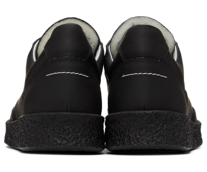 MM6 Maison Margiela White Faux-Leather Sneakers (S66WS0070 P1110) (2)
