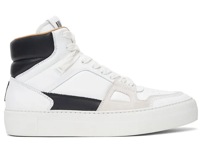 AMI Alexandre Mattiussi White & Black Ami de Cœur Sneakers (USN415.858)