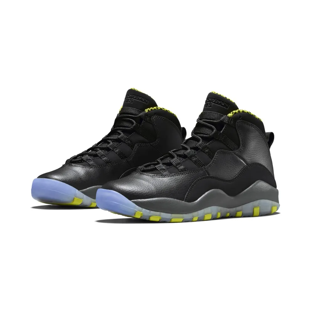 Jordan 10 Retro Venom (GS) Black/Vnm Green-Cl Grey-Anthrct (310806-033)