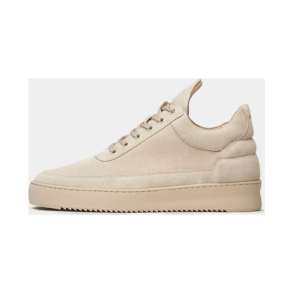 Filling Pieces Low Top Suede All Beige