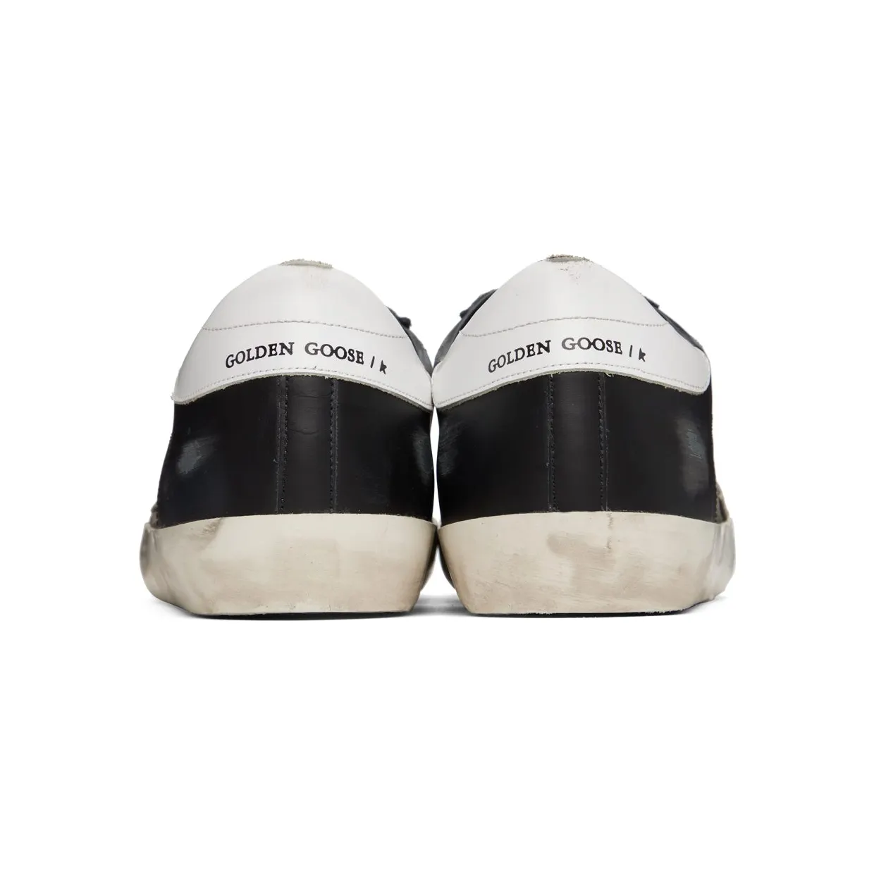 Golden Goose Super-Star Black White Leather (GMF00101F00032180203) (2)