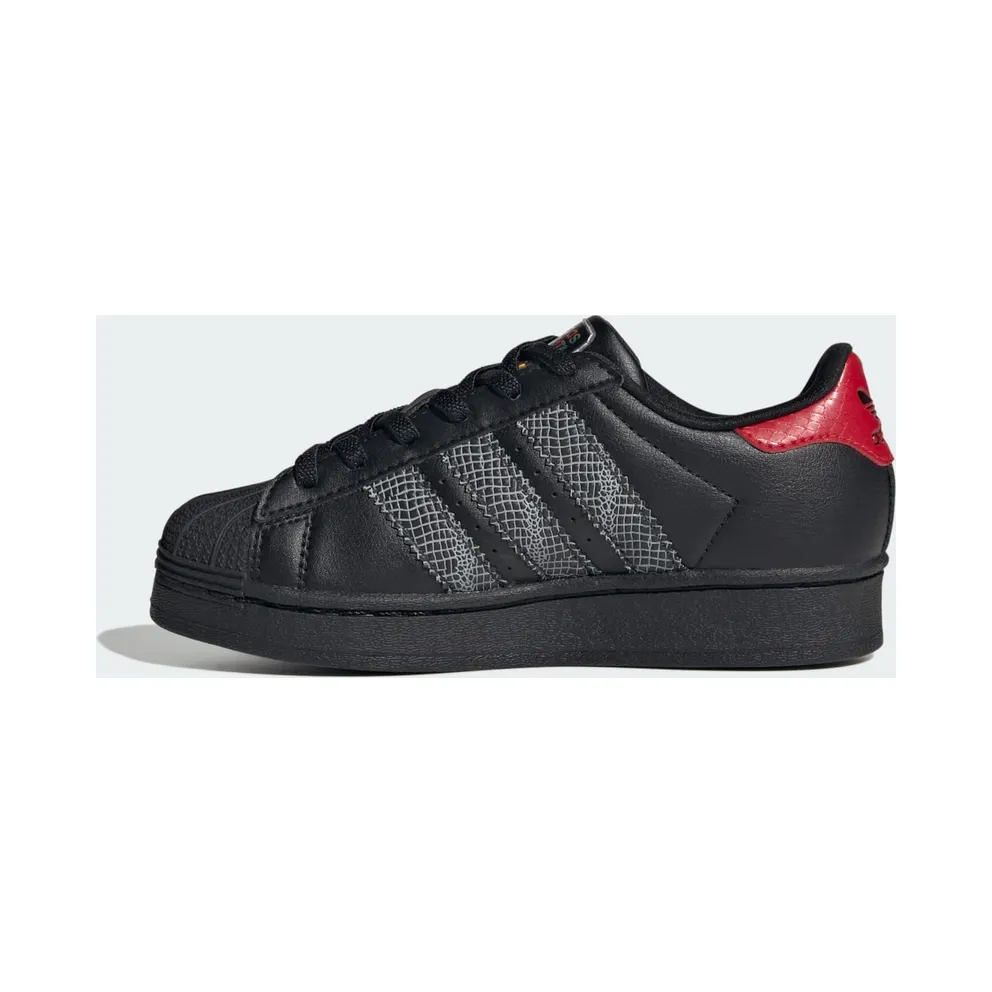 adidas Superstar LED Lights Comfort Closure Core Black Red (IH6388)