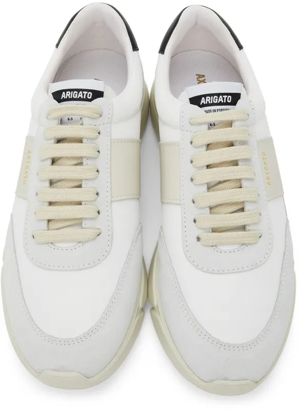 Axel Arigato SSENSE Exclusive White & Grey Genesis Vintage Sneakers (35060)