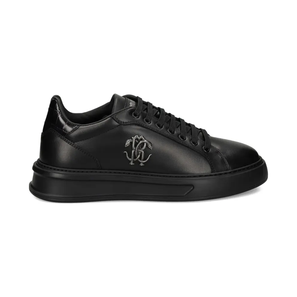 Roberto Cavalli with logoplakkaat and plateauzool – Black (29765F)
