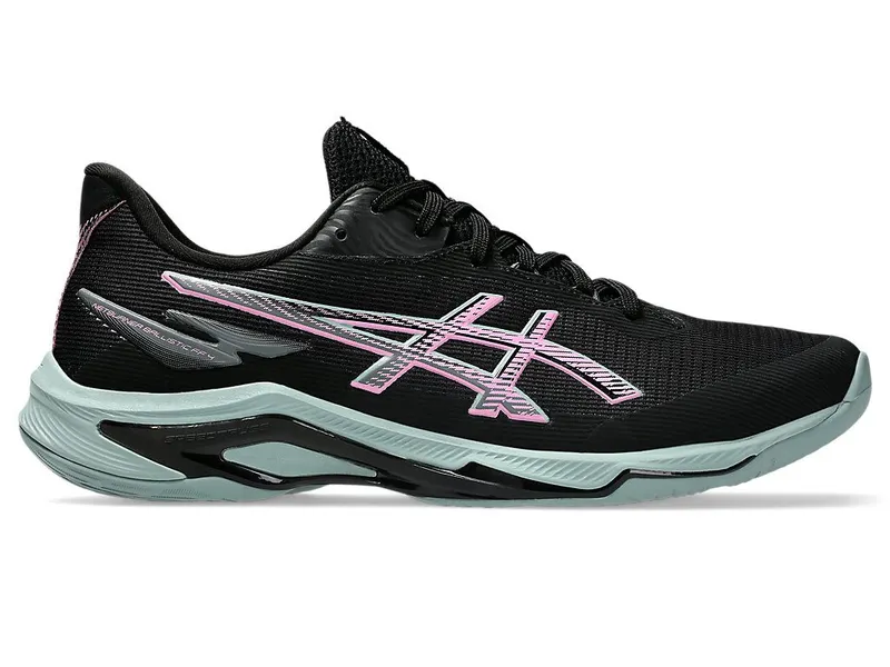 ASICS NETBURNER BALLISTIC FF 4 “Black / Bubblegum” (1051A088-002)