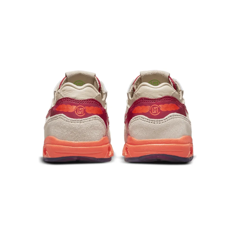 Nike Air Max 1 CLOT Kiss of Death (2021) (TD) – “Net / Deep Red / Orange Blaze” (DH2492-100)