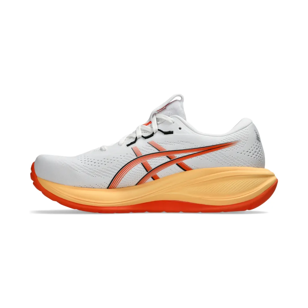 ASICS GEL-CUMULUS 28 “White / Energy Orange” (1011C143-101)