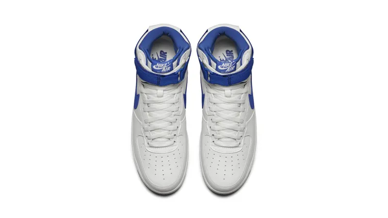 Nike Air Force 1 High White Game Royal Summit White/Royal Blue (743546-103)