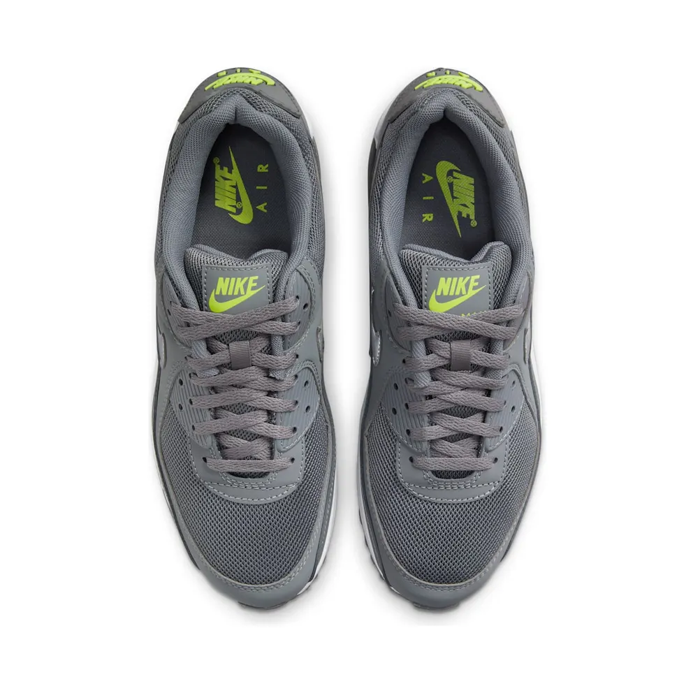 Nike Air Max 90 “Smoke Grey / Volt / White / Reflect Silver” (DJ6881-002)