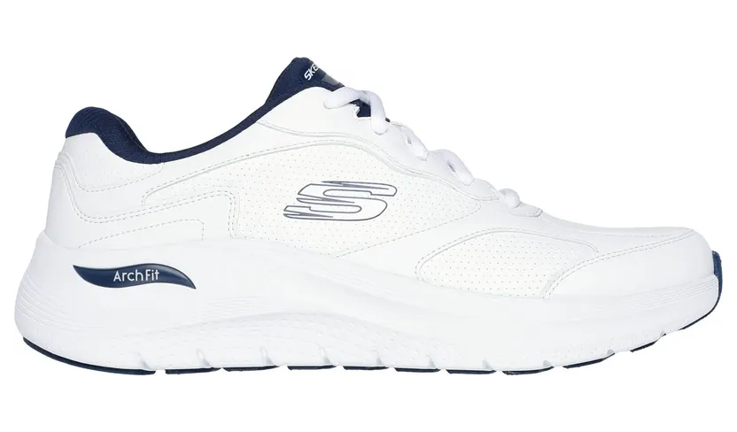 Skechers Arch Fit 2.0 – Safehouse Sneaker Wit/Marine