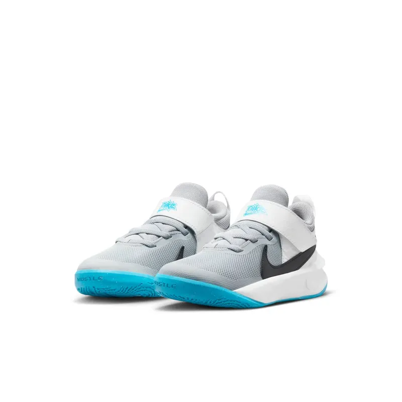 Nike Team Hustle D 10 Grey Blue Lightning (CW6736-104)