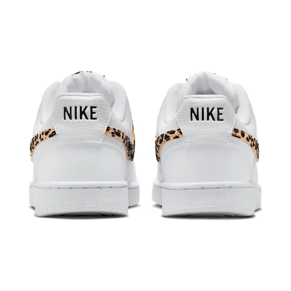 Nike Court Vision Low SE White Leopard Swoosh (IM7646-100)