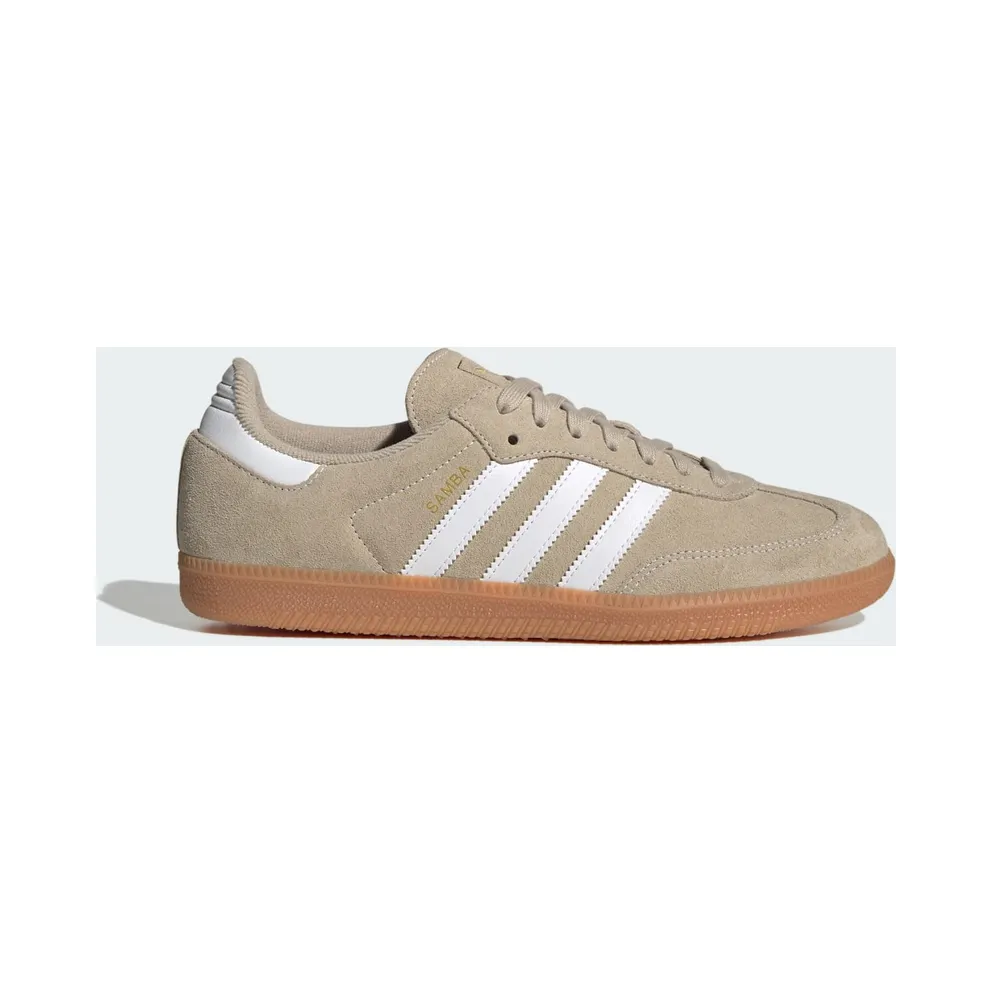 Adidas SAMBA OG Schuhe Khaki Three / Cloud White / Gum (KK2272)