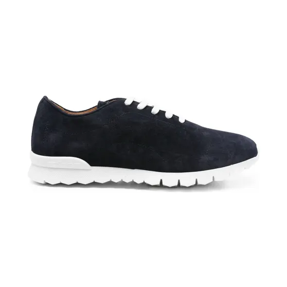 Kiton aus Wildleder “Blue” (AW25USSA378N0010801002)