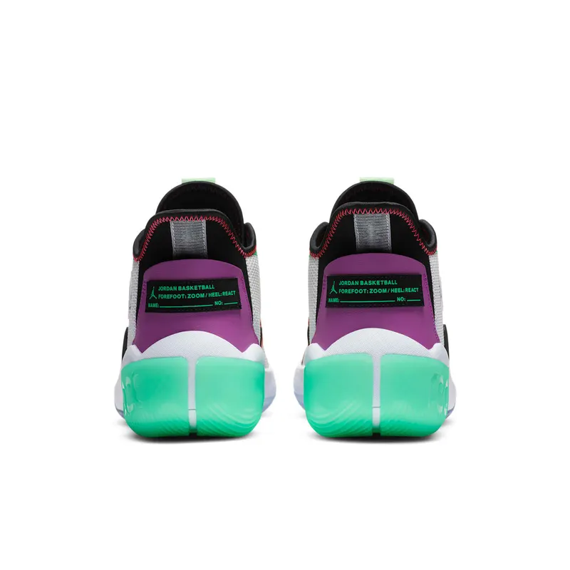 Jordan React Elevation White Multi-Color White/Black-Hyper Violet-Flash Crimson (CK6618-101)