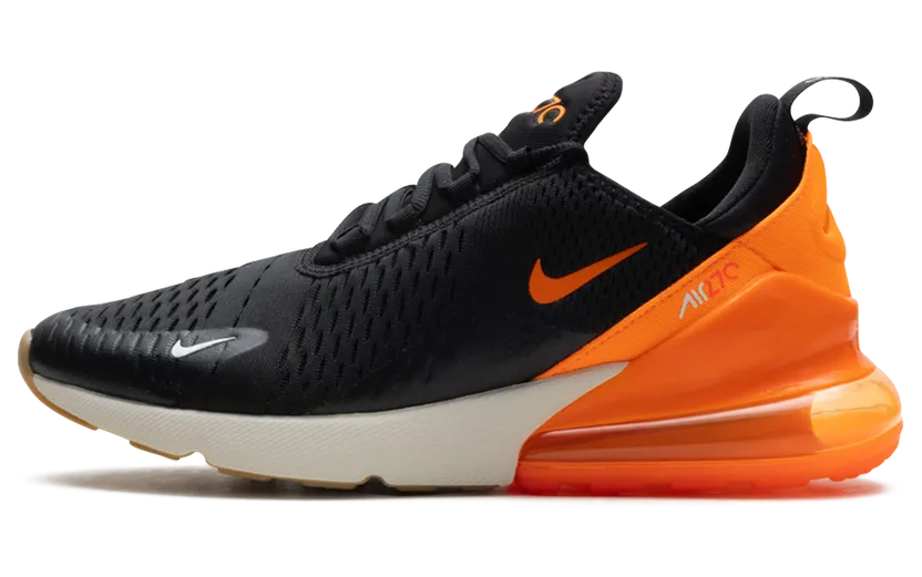 Nike Air Max 270 “Black/Total Orange-Bright Crimson” (AH8050-030)