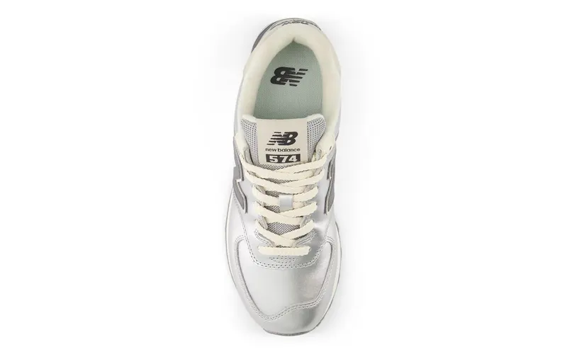 New Balance 574 Metallic Silver / Artic Grey (WL574MLG)