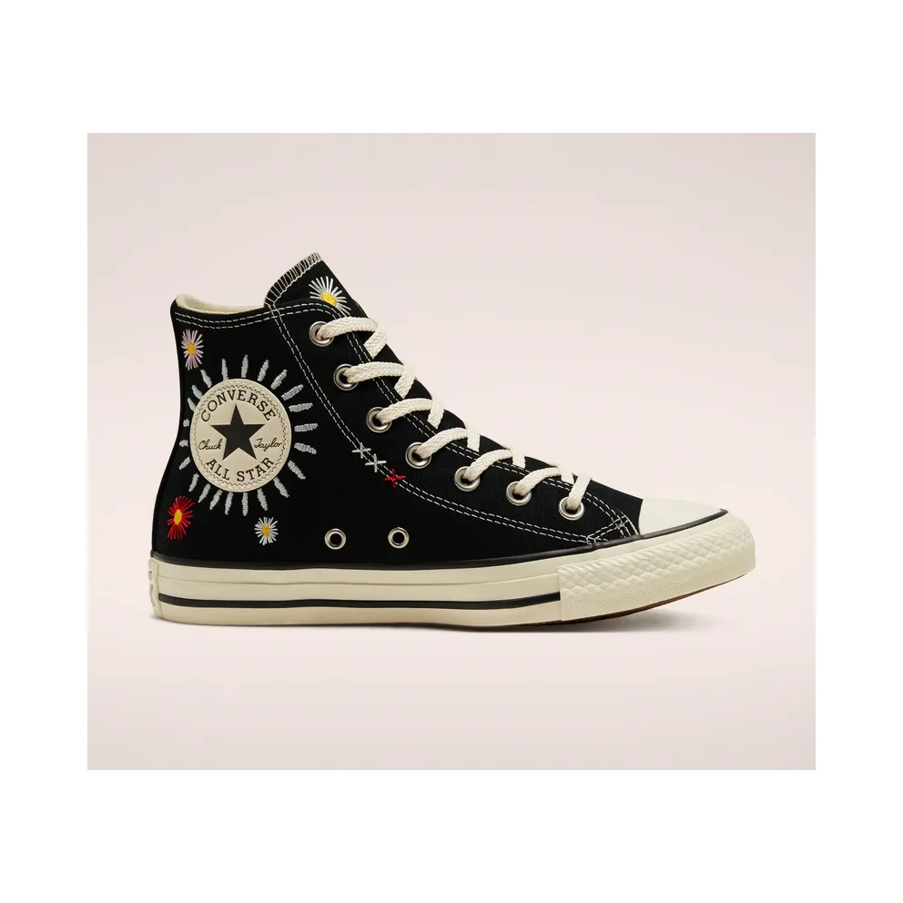 Converse Chuck Taylor All Star Hi Daisy Embroidery Black (567993C)