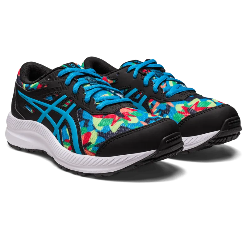 Asics CONTEND 8 GS Black/Island Blue (1014A294.003)