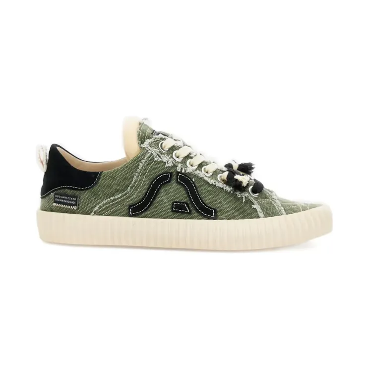 springa Ausgefranste aus Canvas “Green” (WAVYOLONAGREEN)