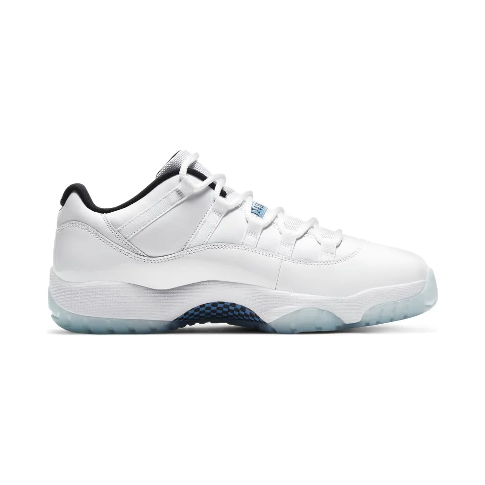 Jordan 11 Retro Low Legend Blue (GS) – “White / Legend Blue / White” (AV2187-117)