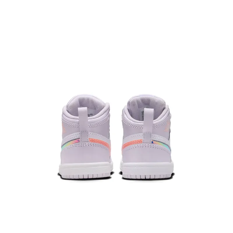 Jordan 1 Mid SE Barely Grape Iridescent Swoosh (IM4421-500)