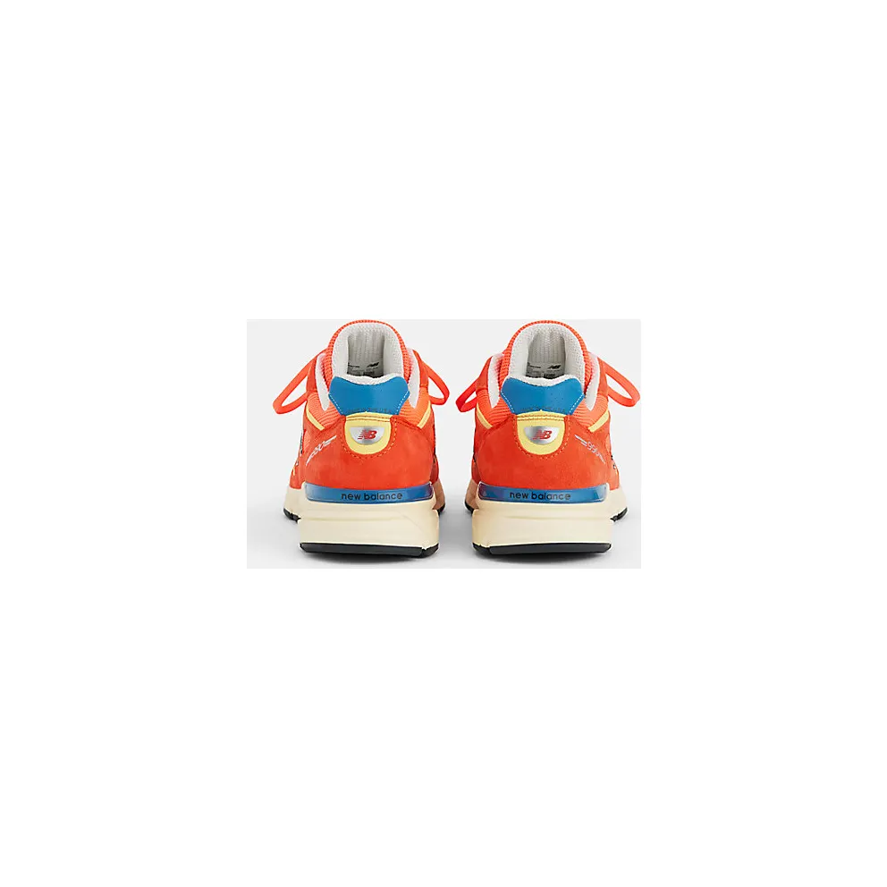 New Balance 990v4 – “Urgent Red / Maize / Afterglow” (U99076B)