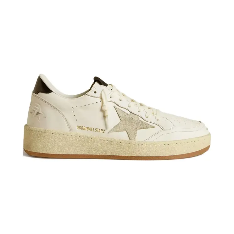 Golden Goose Ball Star geperforeerde “White” (GWF00804F006970)