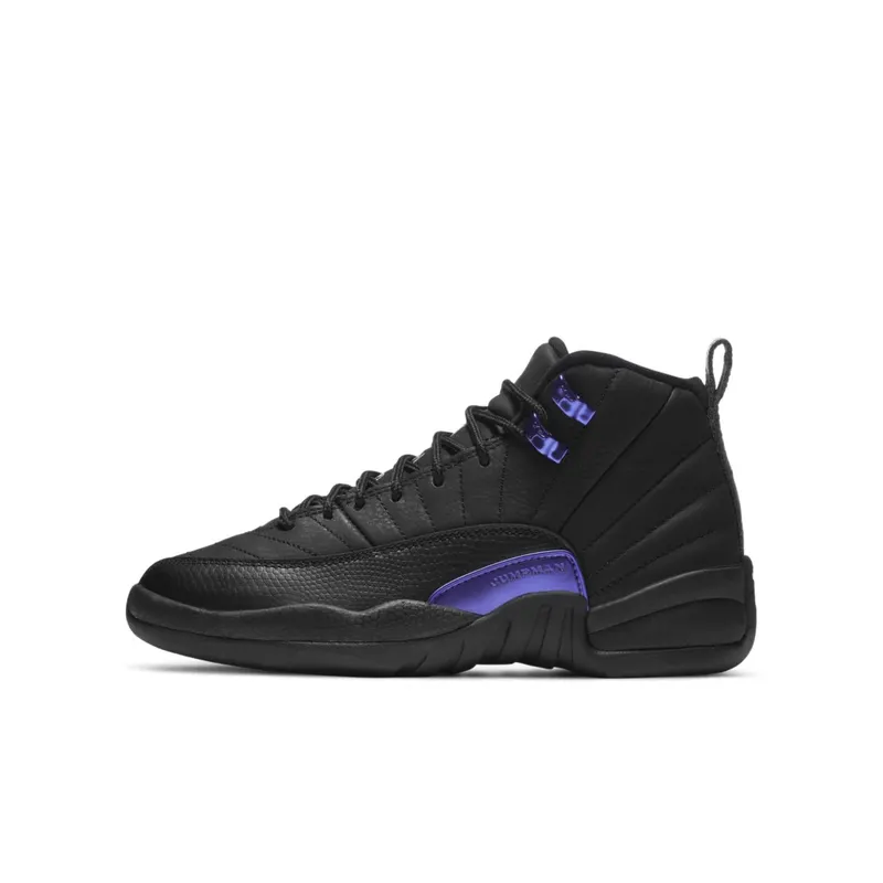 Jordan 12 Retro Black Dark Concord (GS) Black/Black-Dark Concord (DH0905-005)