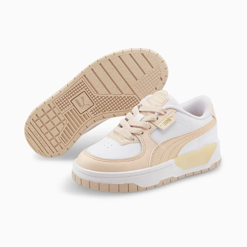 PUMA Cali Dream Lth Kids’ White/Shifting Sand (385675-01)