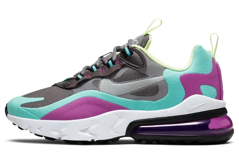 Air Max 270 React Gunsmoke Aurora (GS) (BQ0103-007)