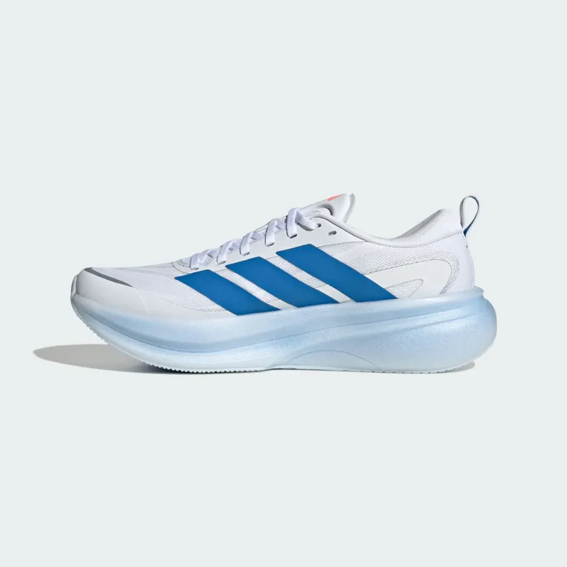 Adidas SUPERNOVA GLIDE Running Shoes Cloud White / Ray Blue / Lucid Orange (KJ1869)
