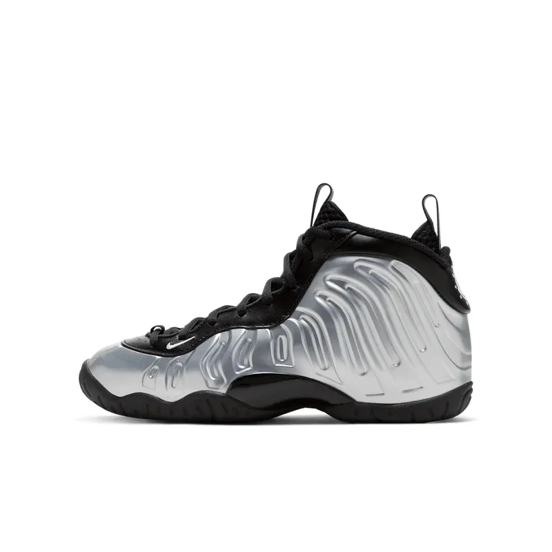Nike Air Foamposite One Chrome Black (GS) Chrome/White-Black-Laser Crimson (CN5268-001)