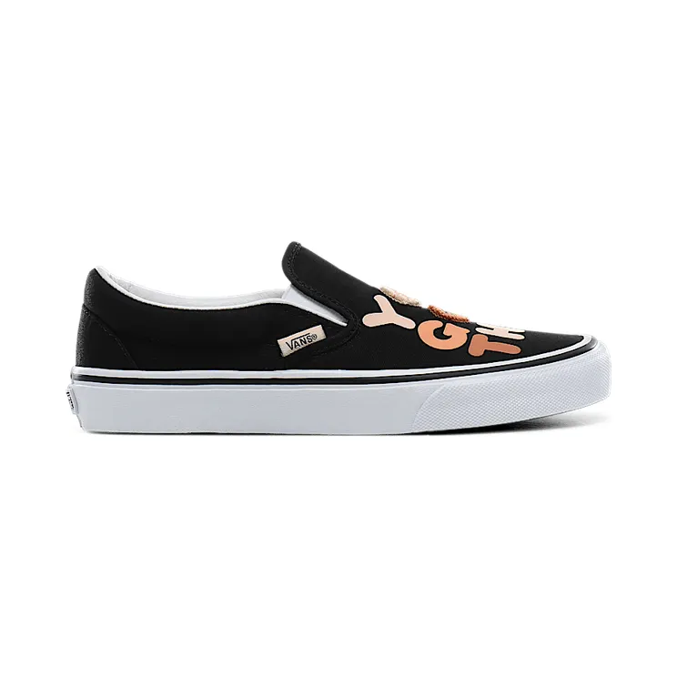 Vans Classic Slip-On ‘Breast Cancer Awareness – You Got This’ Black/True White (VN0A4BV3T4U)