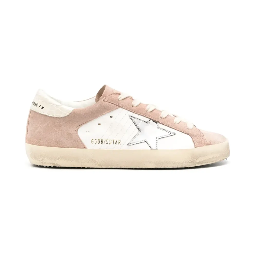 Golden Goose Super-Star distressed-finish – Beige (GWF00103F005370)