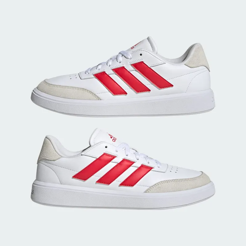 Adidas Courtblock Cloud White / Pure Ruby / Off White (JP5342)