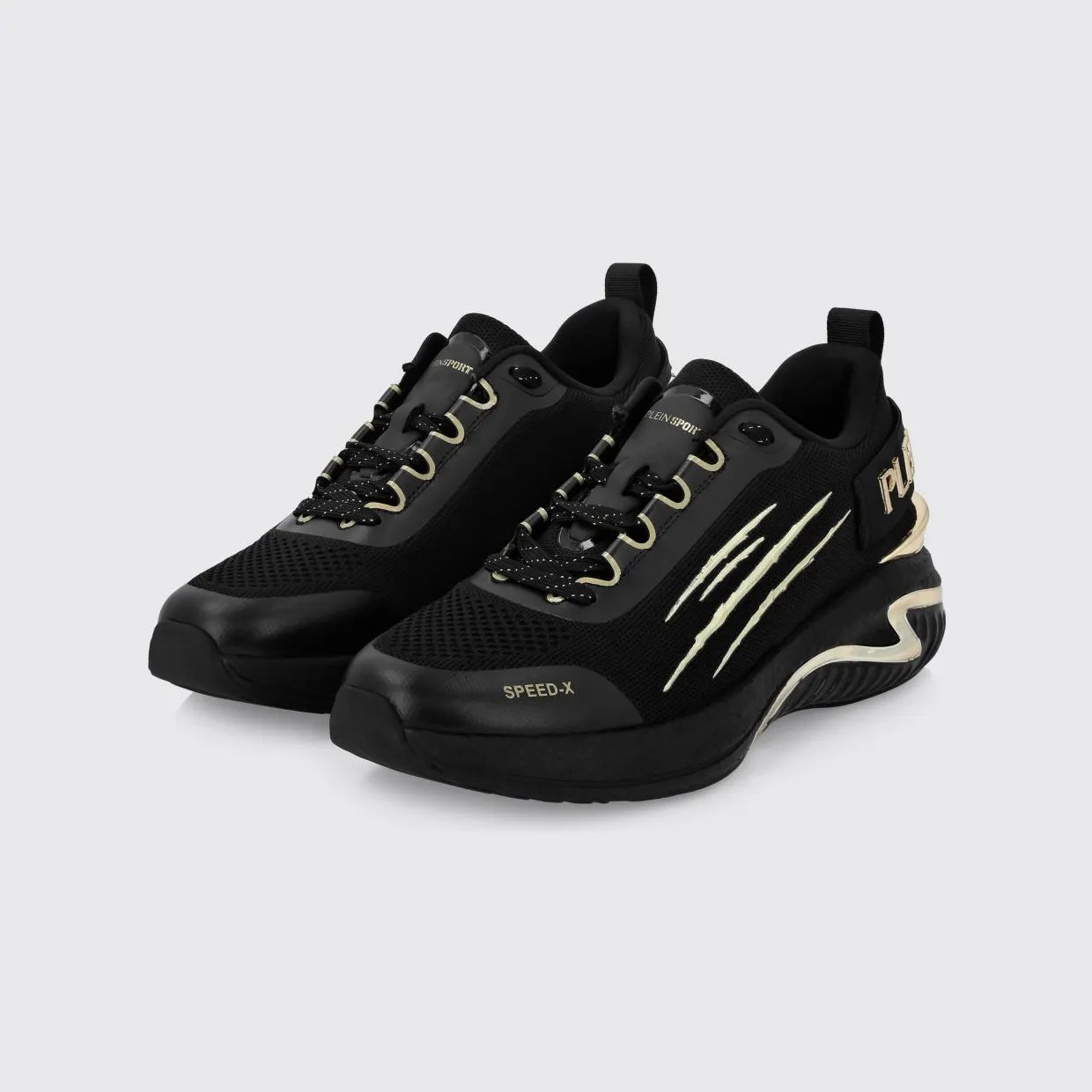 Plein Sport Mesh Sneakers Black 1 (FAESUSC0779STE003N0293)