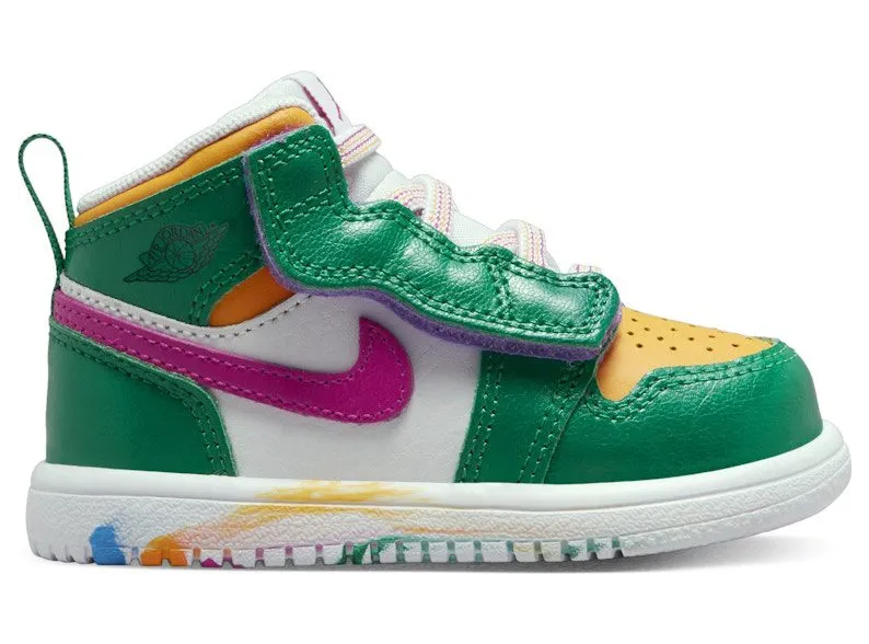 Jordan 1 Mid ALT Malachite White University Gold Active Pink (DZ5536-300)