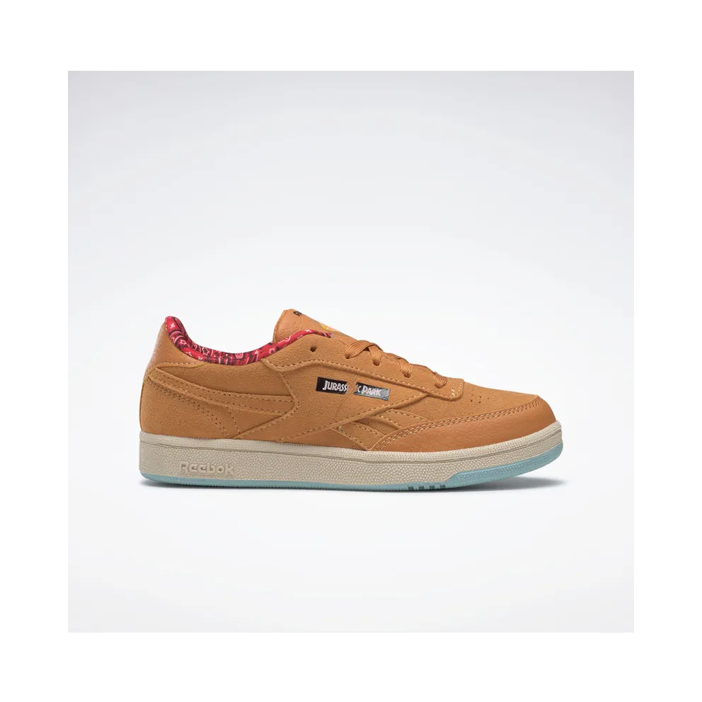 Reebok Jurassic Park Club C 85 Rich Ochre / Diffused Blue / Stadium Red (GZ0537)