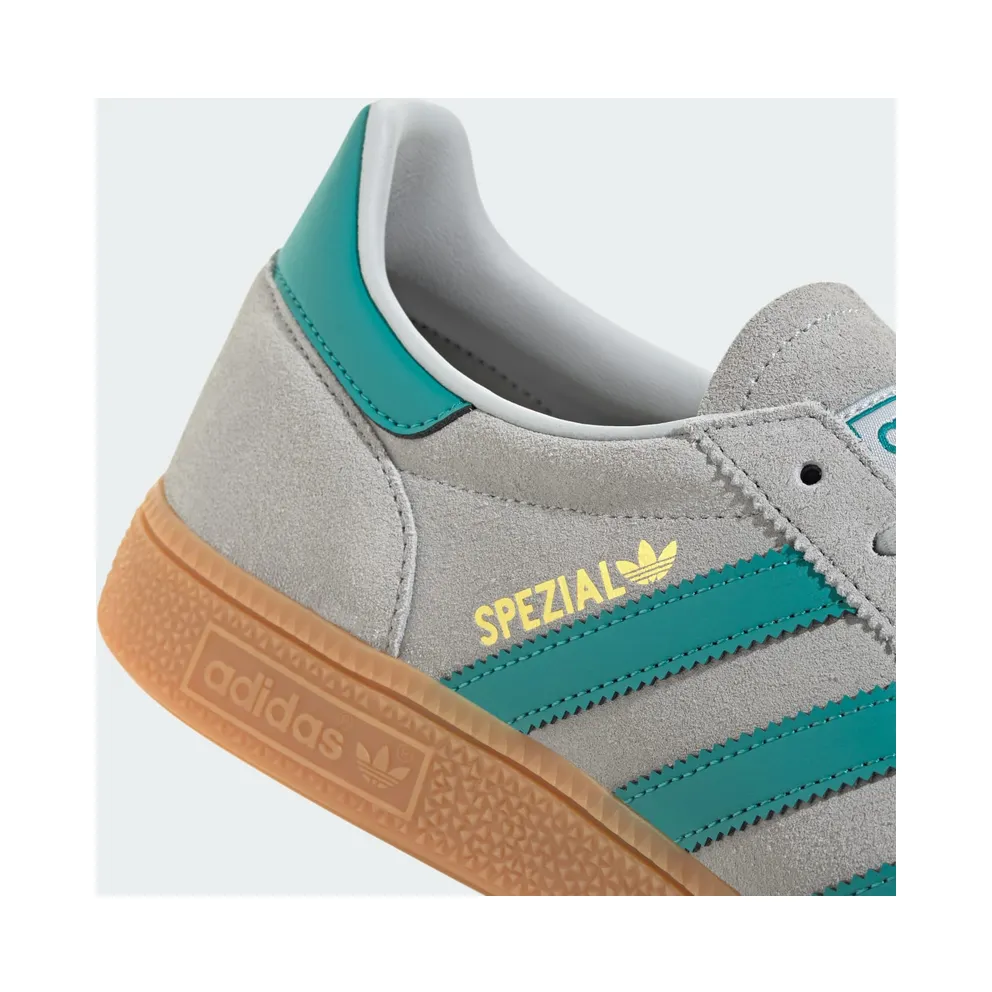 adidas Handball Spezial Grey Two Pure Teal Gold Metallic (JR3844)