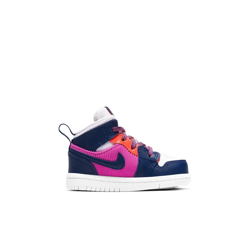 Jordan 1 Mid Fire Pink Barely Grape (644507-602)