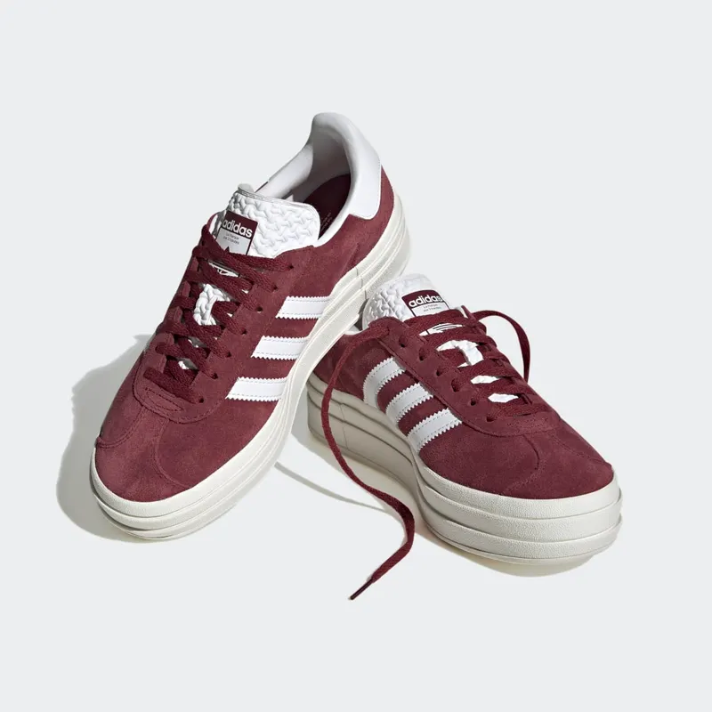 Adidas Gazelle Bold Shadow Red / Cloud White / Core White (HQ6892)