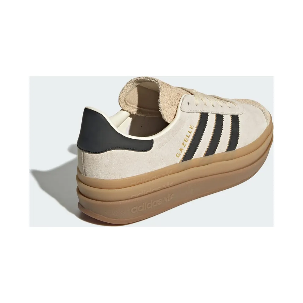 Adidas Gazelle Bold Cream White / Core Black / Sand Strata (JS3892)