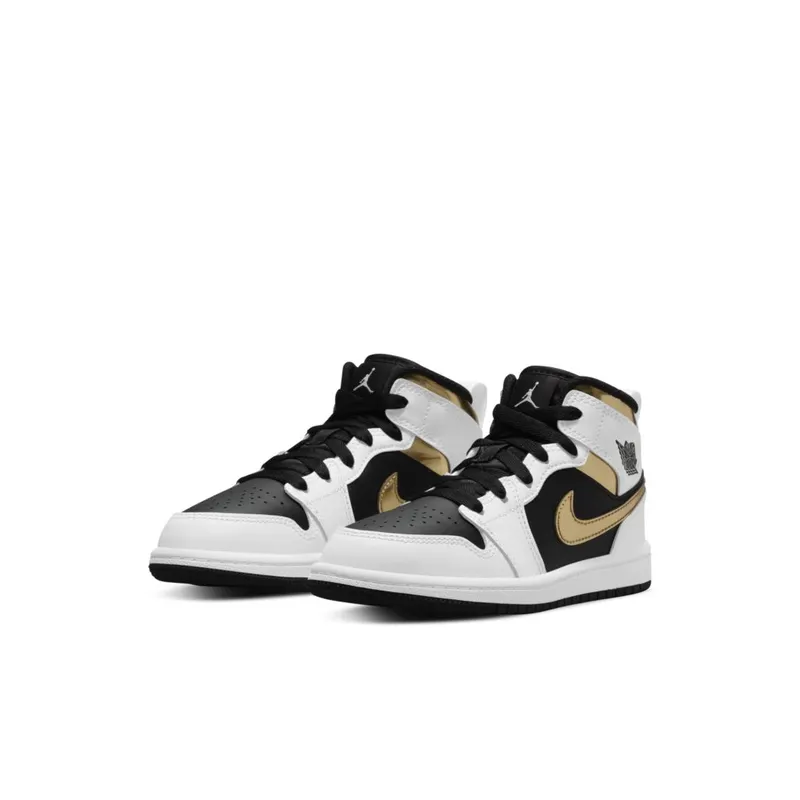 Jordan 1 Mid White Gold (PS) (640734-190)