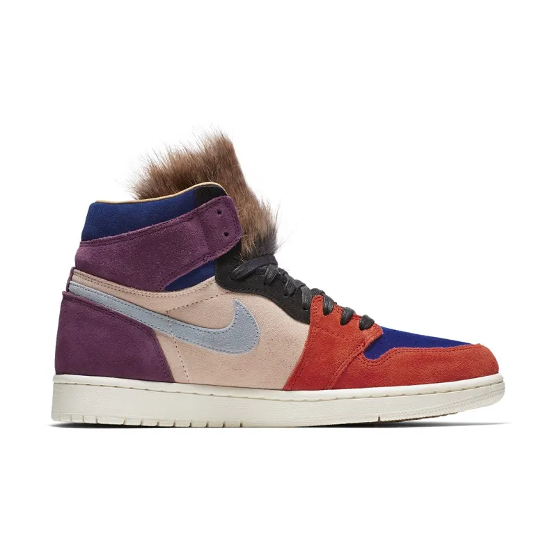 Jordan 1 Retro High Aleali May Court Lux (W) Bordeaux/Light Armory Blue-Sunset Tint (BV2613-600)
