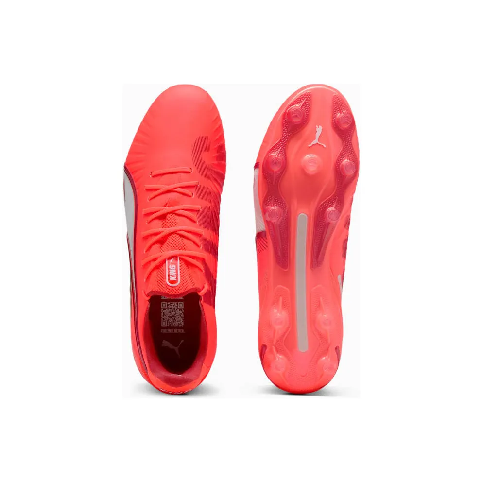 Puma Football Boots Puma King Ultimate Glowing Red / Puma White / Red Fire (108303-01)