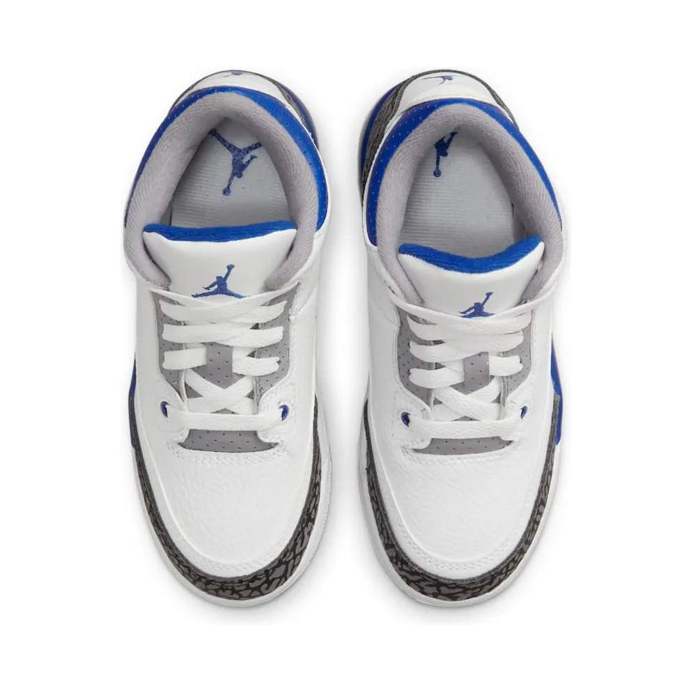 Air Jordan 3 Retro Racer Blue (PS) (2021) (429487-145)