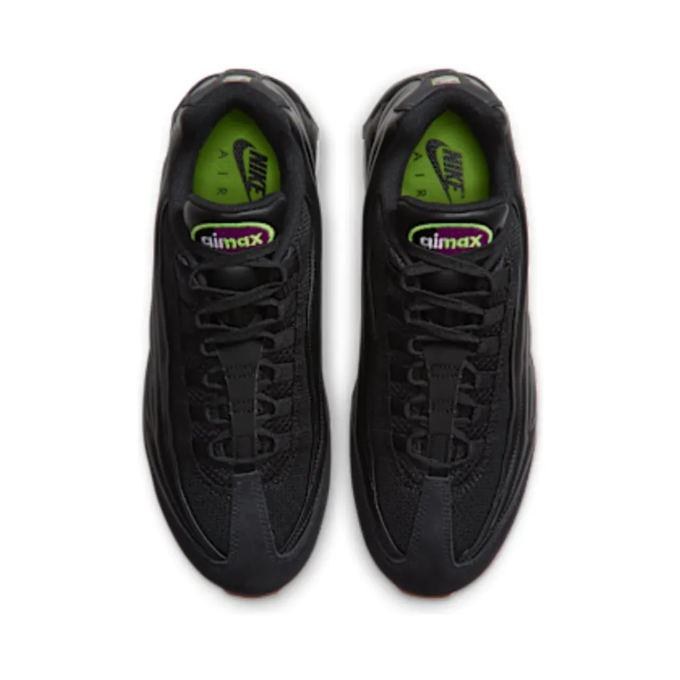 Nike Air Max 95 – “Black / Gum Medium Brown / Volt / White” (IQ7127-001)