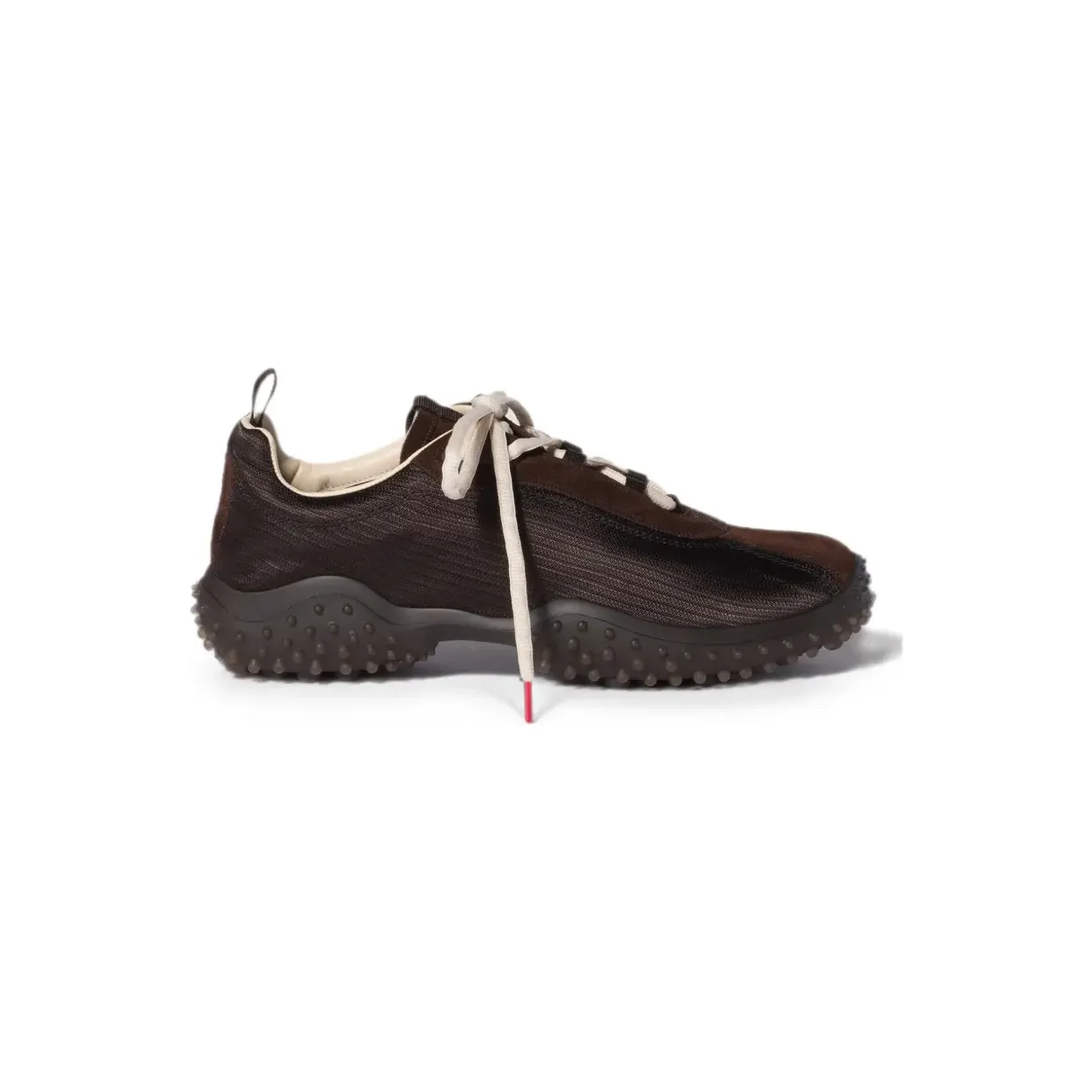 Miu Miu Miu Bubble aus Funktionsstoff und Wildleder “Brown” (5E806EFA0453M0K)